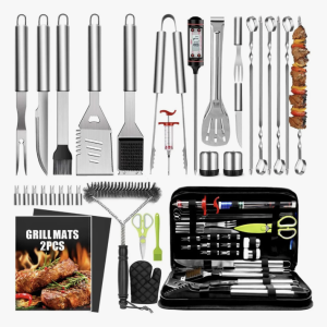 Set De Bbq 34 Piezas Taimasi Acero Inoxidable